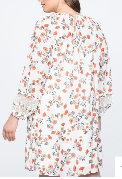 Pintuck Detail Trapeze Dress - Picture 4 of 5